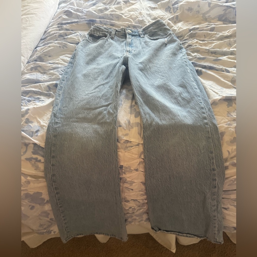 Vintage High Rise Flare Jeans - Light Blue - Picture 5 of 5